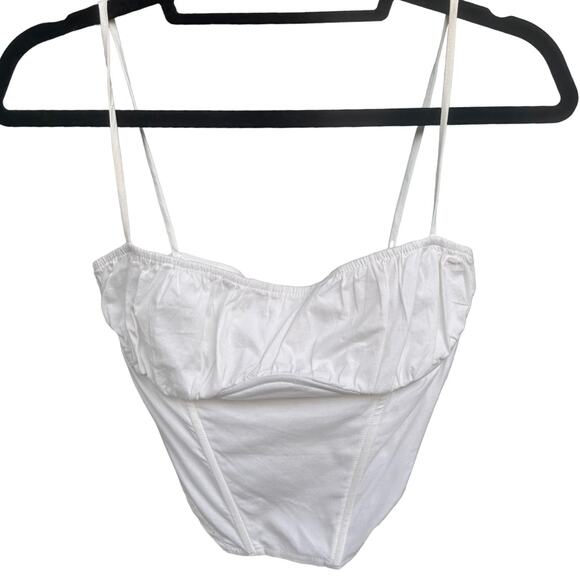 🍋☘️ SALTY Corset Spaghetti Strap Tank Top - Picture 1 of 8